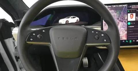 Another view of 2025 Tesla Model S Plaid for sale in Hollywood, FL at Gravity Autos Hollywood