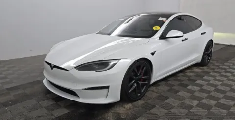 White 2025 Tesla Model S Plaid for sale in Hollywood, FL