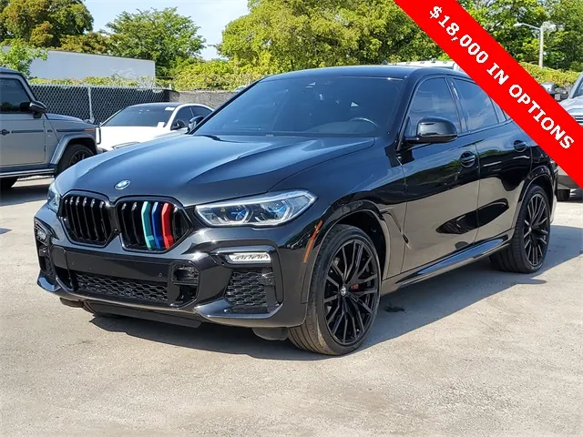 Black 2021 BMW X6 sDrive40i for sale in Hollywood, FL