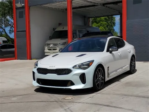 White 2022 Kia Stinger GT1 for sale in Hollywood, FL