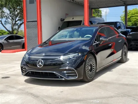Black 2023 Mercedes-Benz EQS 450 for sale in Hollywood, FL