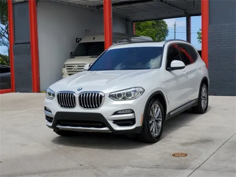 White 2019 BMW X3 sDrive30i for sale in Hollywood, FL