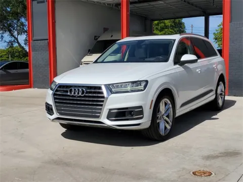 White 2018 Audi Q7 3.0T Prestige for sale in Hollywood, FL