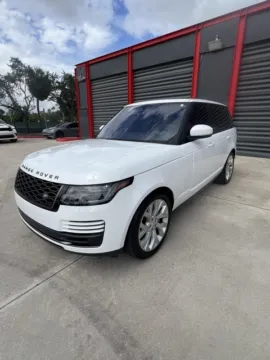 White 2019 Land Rover Range Rover 3.0L V6 Supercharged for sale in Hollywood, FL