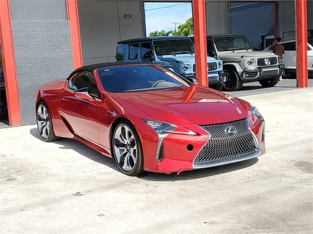 Red 2021 Lexus LC 500 for sale in Hollywood, FL