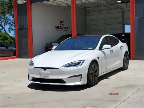 Blue 2021 Tesla Model S Long Range for sale in Hollywood, FL