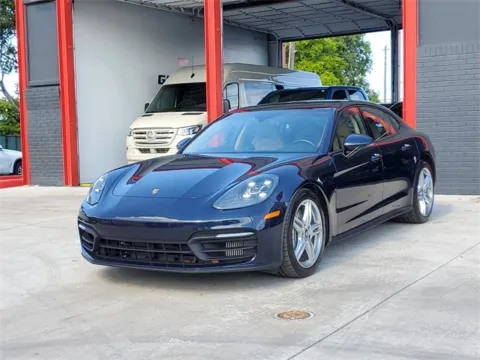 Blue 2021 Porsche Panamera 4 for sale in Hollywood, FL