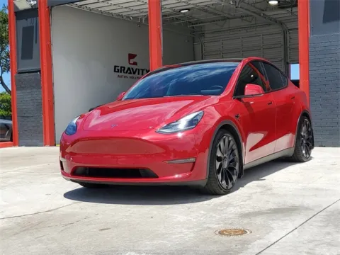 Red 2022 Tesla Model Y Performance for sale in Hollywood, FL