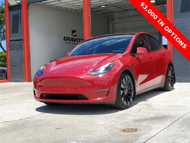 Red 2022 Tesla Model Y Performance for sale in Hollywood, FL