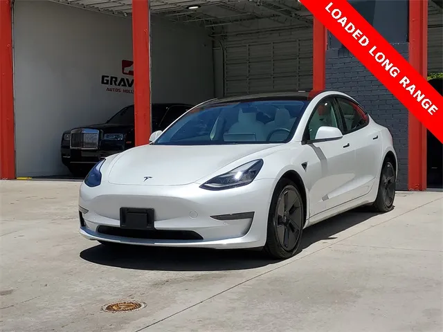 White 2022 Tesla Model 3 Long Range for sale in Hollywood, FL