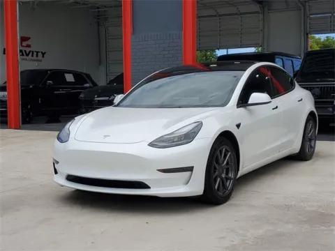White 2022 Tesla Model 3 Long Range for sale in Hollywood, FL