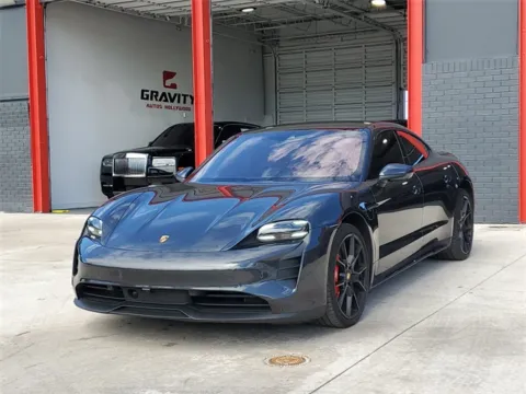 Gray 2022 Porsche Taycan GTS for sale in Hollywood, FL