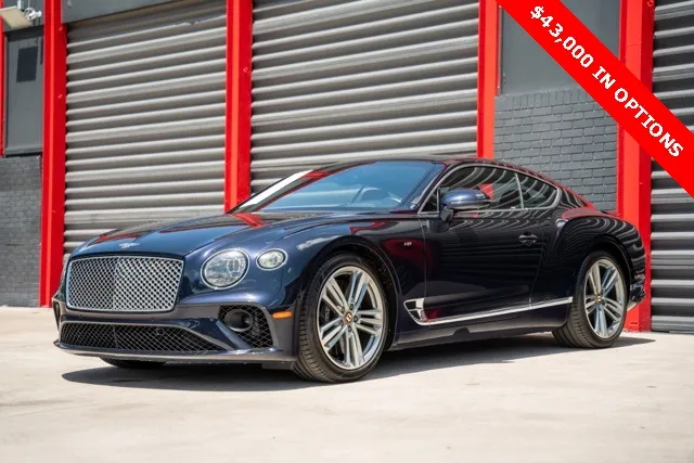 Blue 2020 Bentley Continental GT V8 for sale in Hollywood, FL