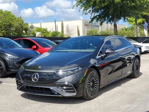 Gray 2022 Mercedes-Benz EQS 450 for sale in Hollywood, FL