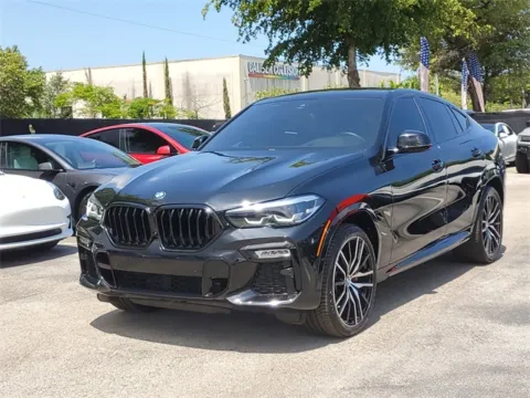Black 2021 BMW X6 sDrive40i for sale in Hollywood, FL