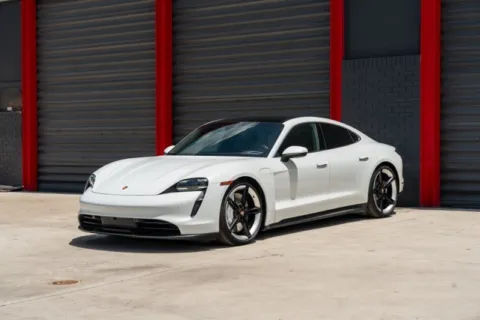 White 2020 Porsche Taycan 4S for sale in Hollywood, FL