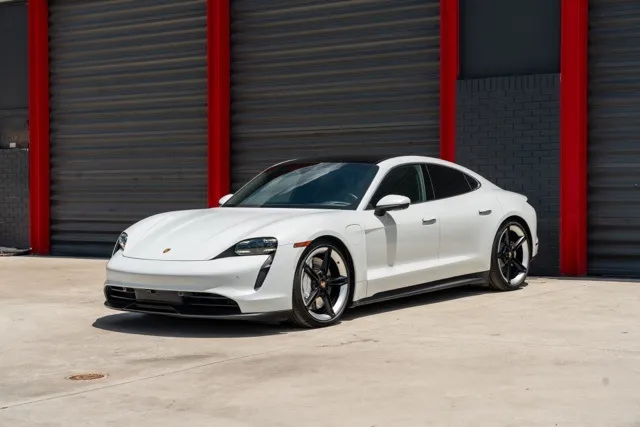 White 2020 Porsche Taycan 4S for sale in Hollywood, FL