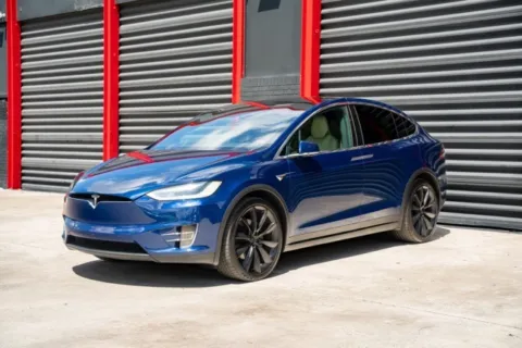 Blue 2016 Tesla Model X 75D for sale in Hollywood, FL