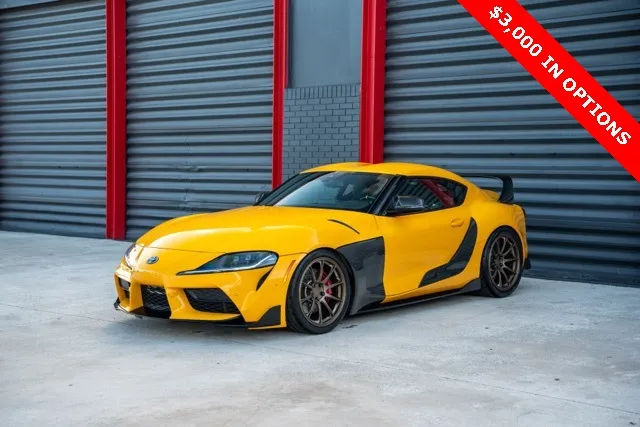 Yellow 2021 Toyota Supra 3.0 for sale in Hollywood, FL