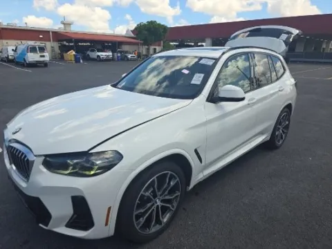 White 2022 BMW X3 sDrive30i for sale in Hollywood, FL