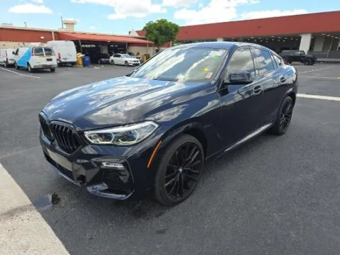 Black 2021 BMW X6 xDrive40i for sale in Hollywood, FL