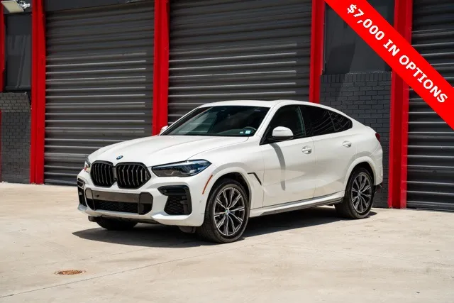White 2022 BMW X6 xDrive40i for sale in Hollywood, FL
