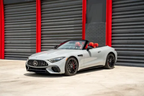 Gray 2022 Mercedes-Benz SL-Class SL 55 AMG for sale in Hollywood, FL