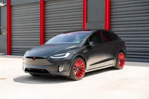 Beige 2016 Tesla Model X P90D for sale in Hollywood, FL