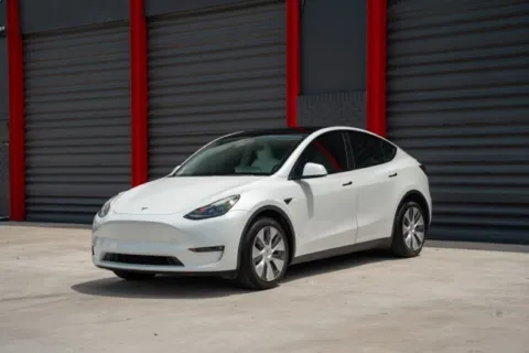 White 2022 Tesla Model Y Long Range for sale in Hollywood, FL