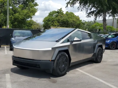 Silver 2024 Tesla Cybertruck for sale in Hollywood, FL