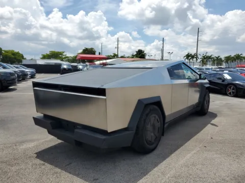 Another view of 2024 Tesla Cybertruck for sale in Hollywood, FL at Gravity Autos Hollywood