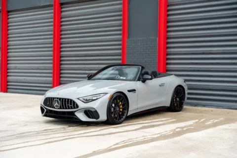 Gray 2022 Mercedes-Benz SL-Class SL 63 AMG for sale in Hollywood, FL
