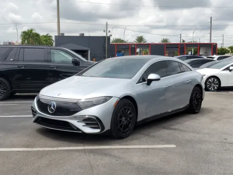 Silver 2022 Mercedes-Benz EQS 450 for sale in Hollywood, FL