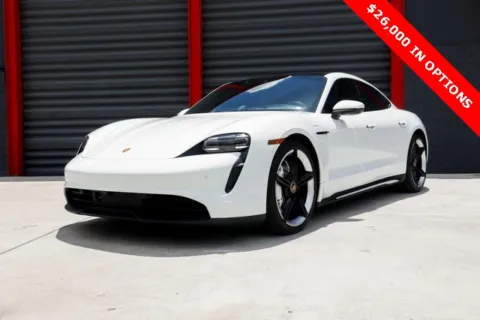 White 2022 Porsche Taycan for sale in Hollywood, FL