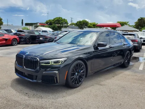 Black 2021 BMW 7 Series 740i for sale in Hollywood, FL