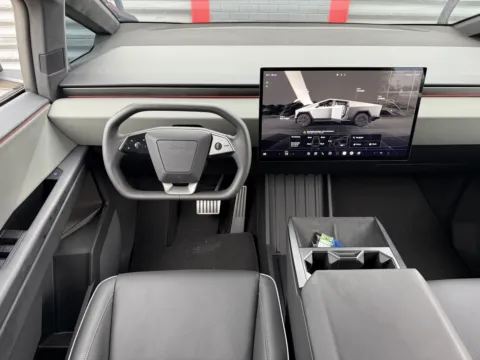 Another view of 2025 Tesla Cybertruck for sale in Hollywood, FL at Gravity Autos Hollywood