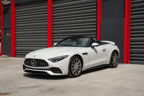 White 2023 Mercedes-Benz SL-Class SL 43 AMG for sale in Hollywood, FL