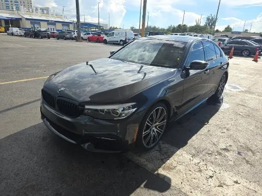 Gray 2018 BMW 5 Series 540i for sale in Hollywood, FL