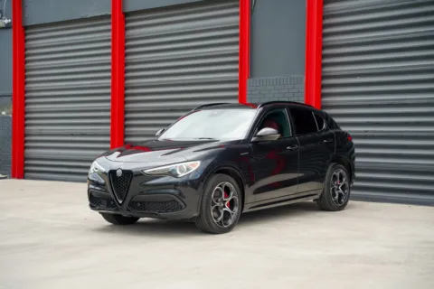 Black 2022 Alfa Romeo Stelvio Veloce for sale in Hollywood, FL