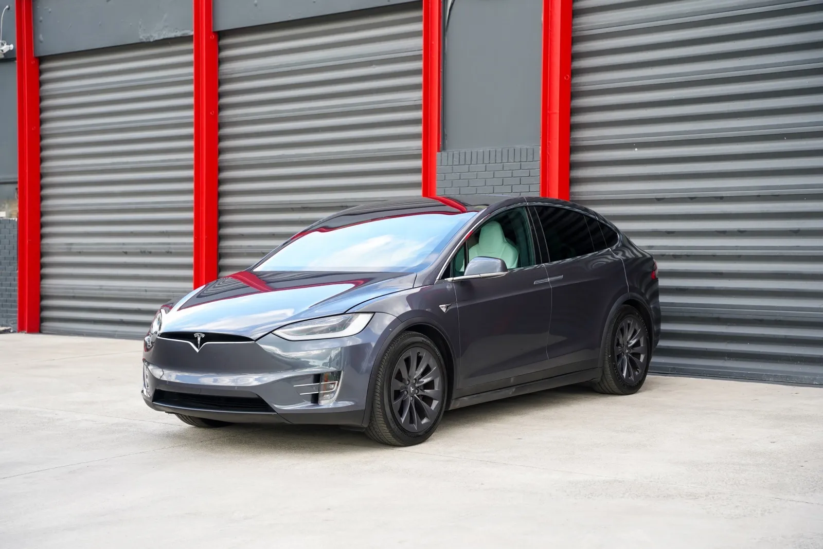 Gray 2019 Tesla Model X Long Range for sale in Hollywood, FL