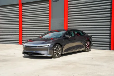 Gray 2023 Lucid Air Pure for sale in Hollywood, FL