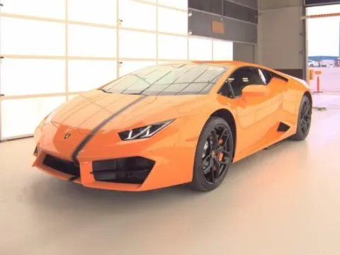 Orange 2019 Lamborghini Huracan LP580-2 for sale in Hollywood, FL