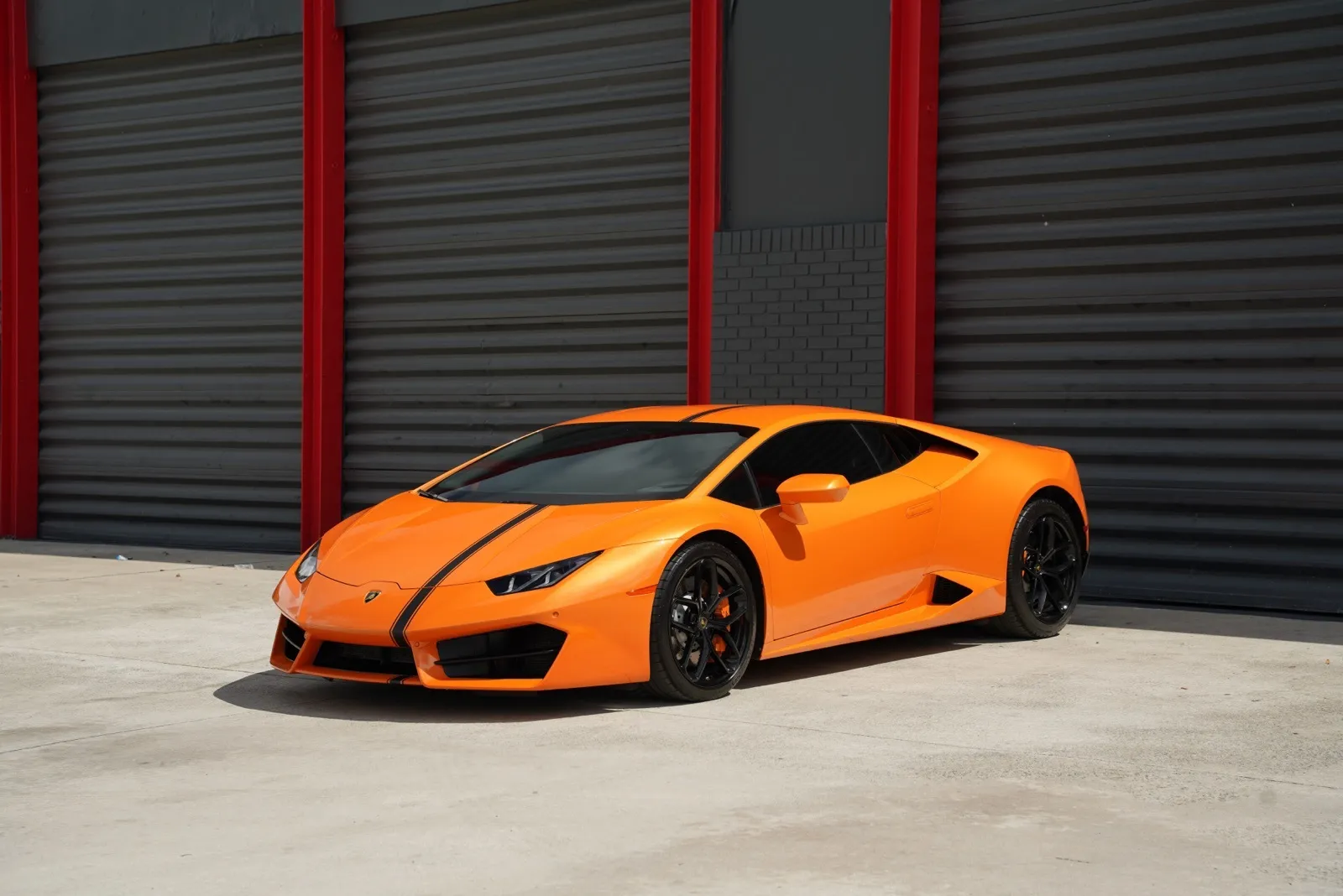 Orange 2019 Lamborghini Huracan LP580-2 for sale in Hollywood, FL