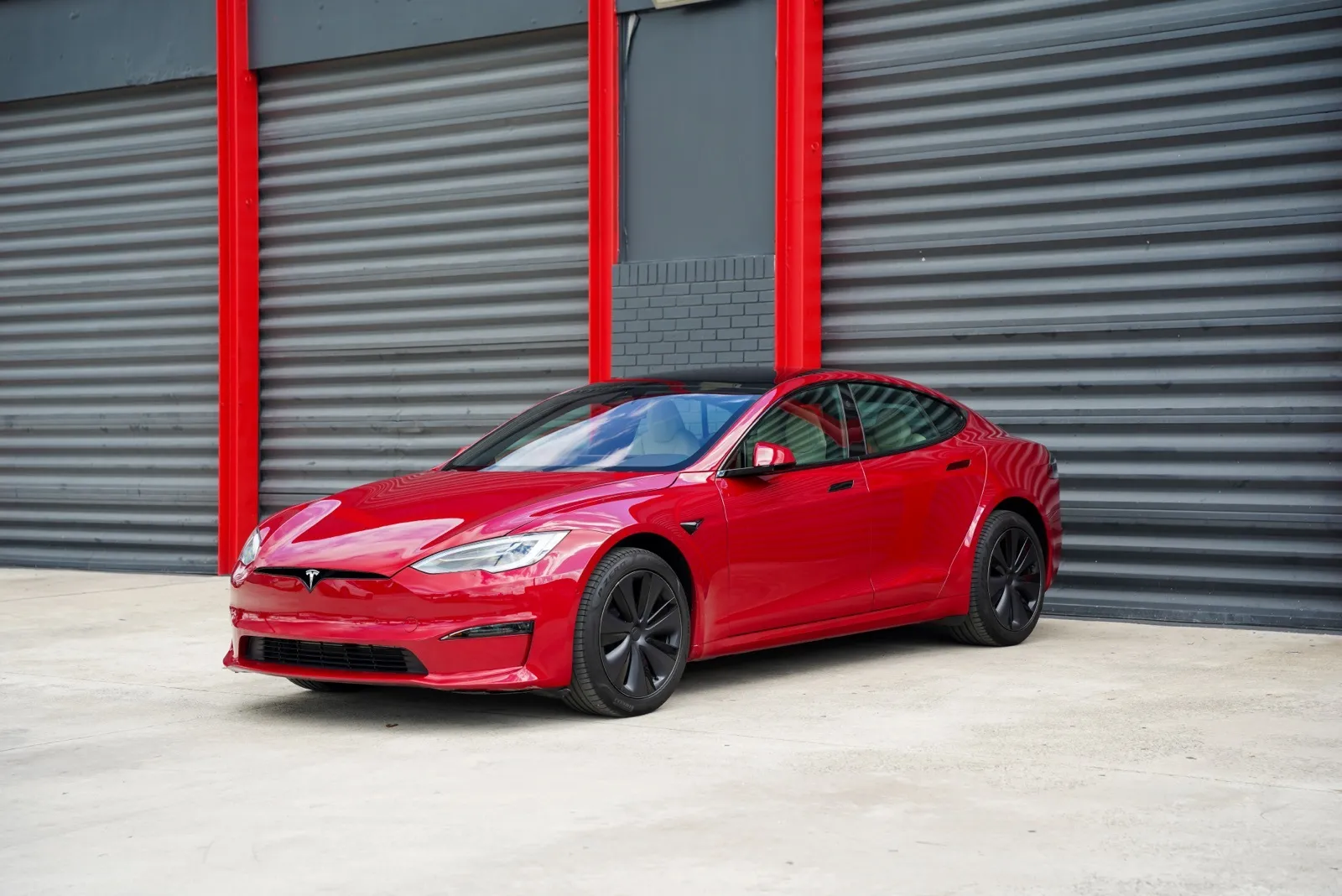 Red 2022 Tesla Model S for sale in Hollywood, FL