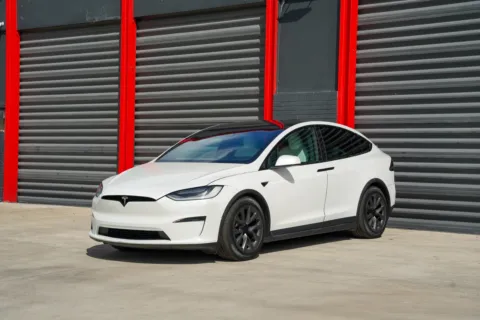 White 2022 Tesla Model X for sale in Hollywood, FL