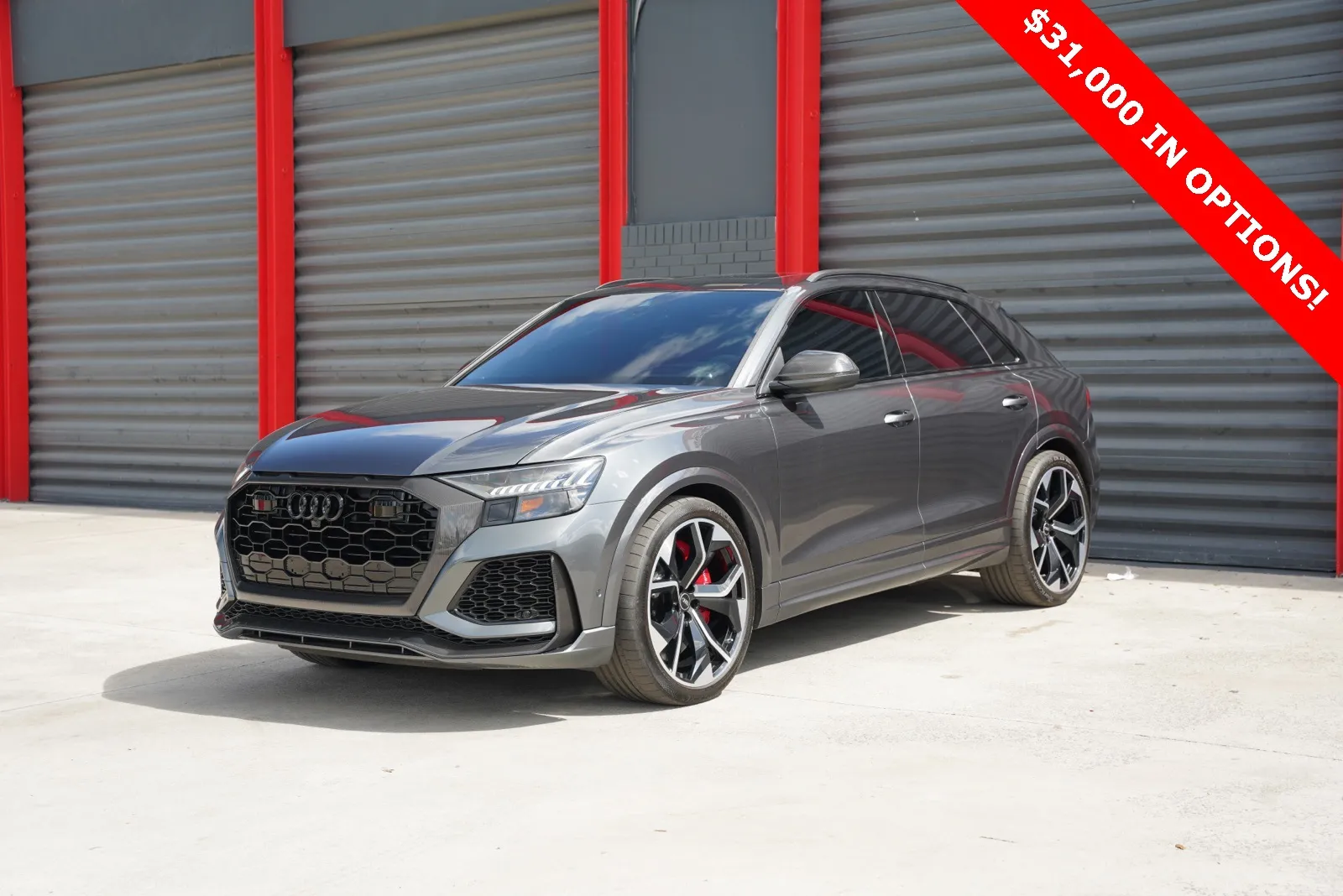Gray 2021 Audi RS Q8 4.0T for sale in Hollywood, FL