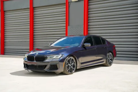 Black 2021 BMW 5 Series M550i xDrive for sale in Hollywood, FL