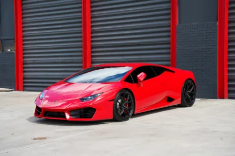 Red 2019 Lamborghini Huracan LP580-2 for sale in Hollywood, FL