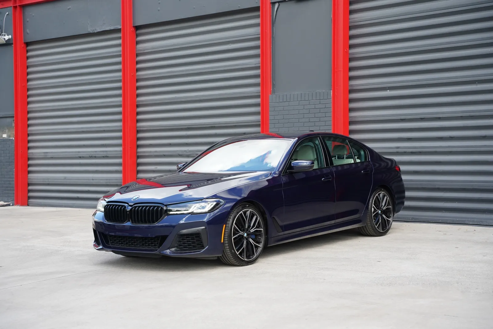 Blue 2021 BMW 5 Series M550i xDrive for sale in Hollywood, FL