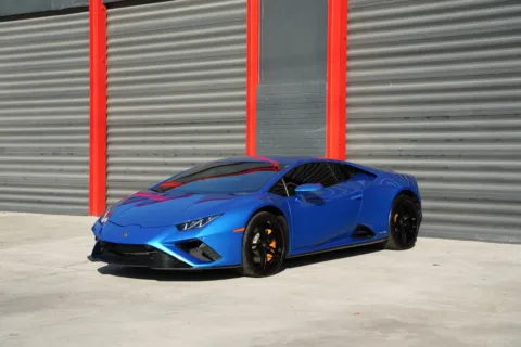 Blue 2020 Lamborghini Huracan EVO for sale in Hollywood, FL